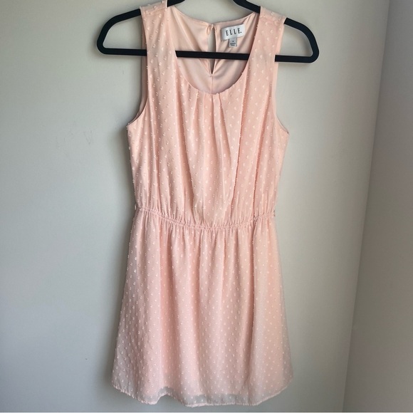 Elle Dresses & Skirts - Elle Blush Polka Dot Dress - Size 6